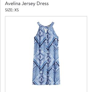 Printed jersey dress
